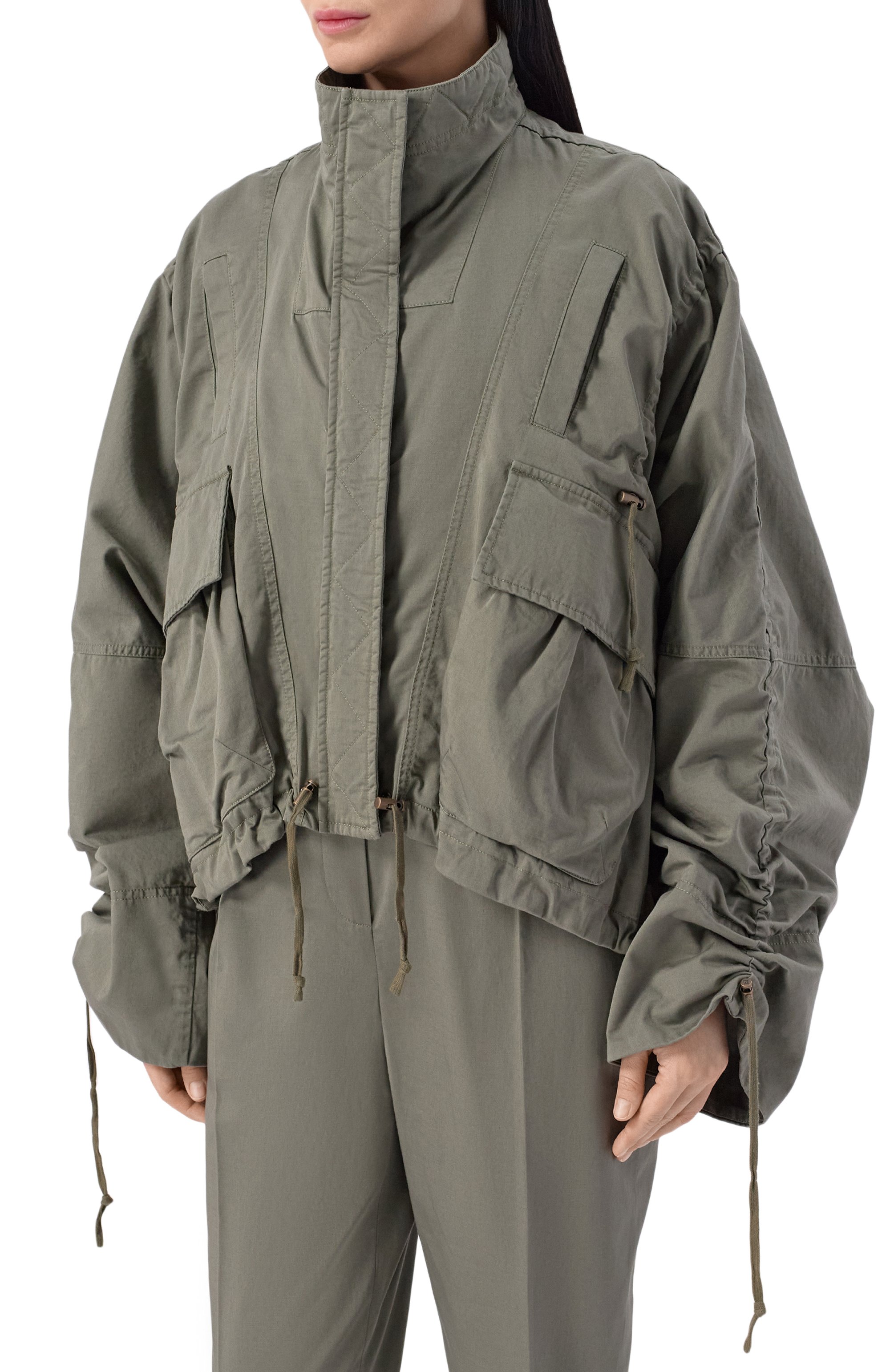 Хлопковая куртка BALMAIN, арт. GF0TI030/CG65, фото 3