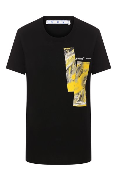 Женская хлопковая футболка OFF-WHITE, арт. 0WAA049S20JER0081018