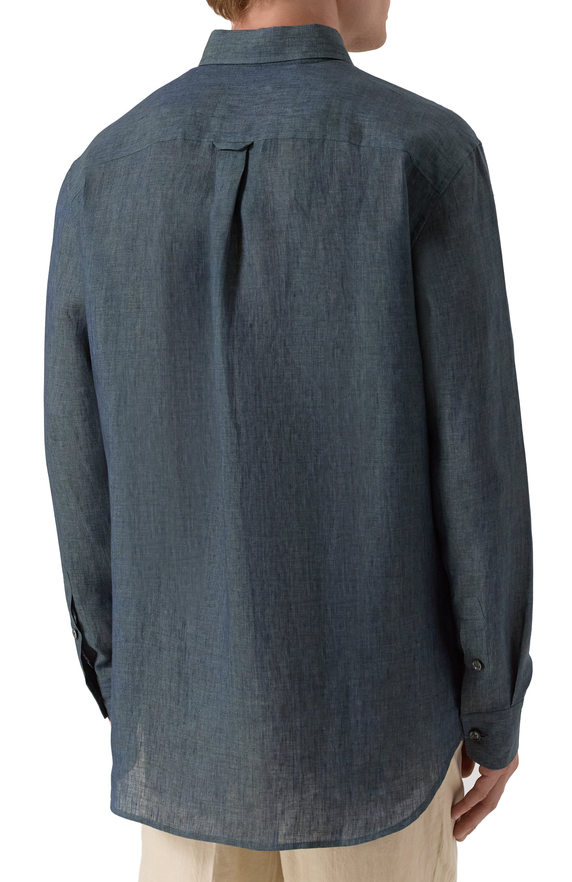 Льняная рубашка BRIONI, арт. SCFA0L-P9111, фото 4