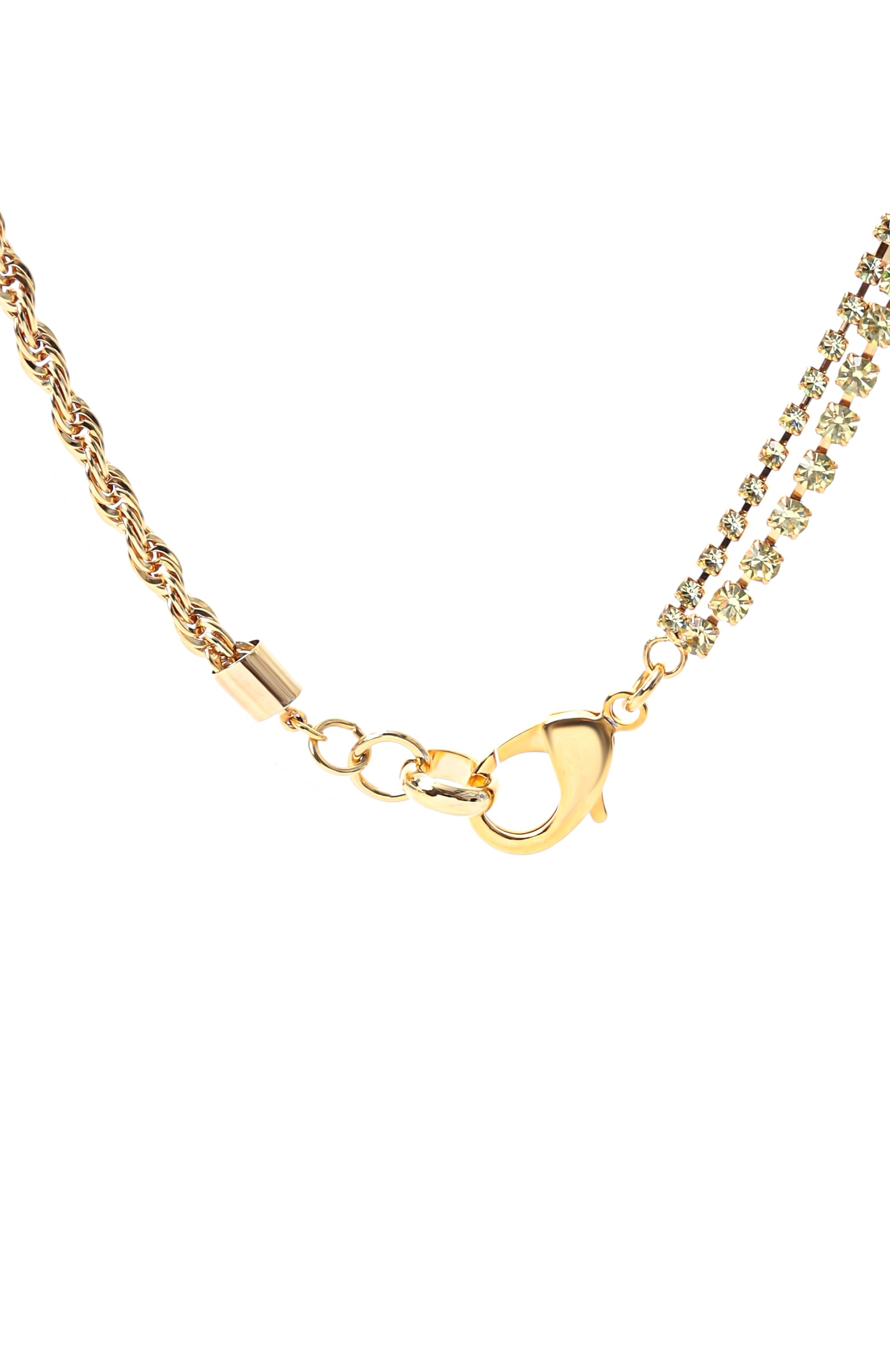 Колье CRYSTALLINE JEWELLERY желтого цвета по цене 15840 руб., арт. 587X, фото 4 Колье CRYSTALLINE JEWELLERY, арт. 587X, фото 4