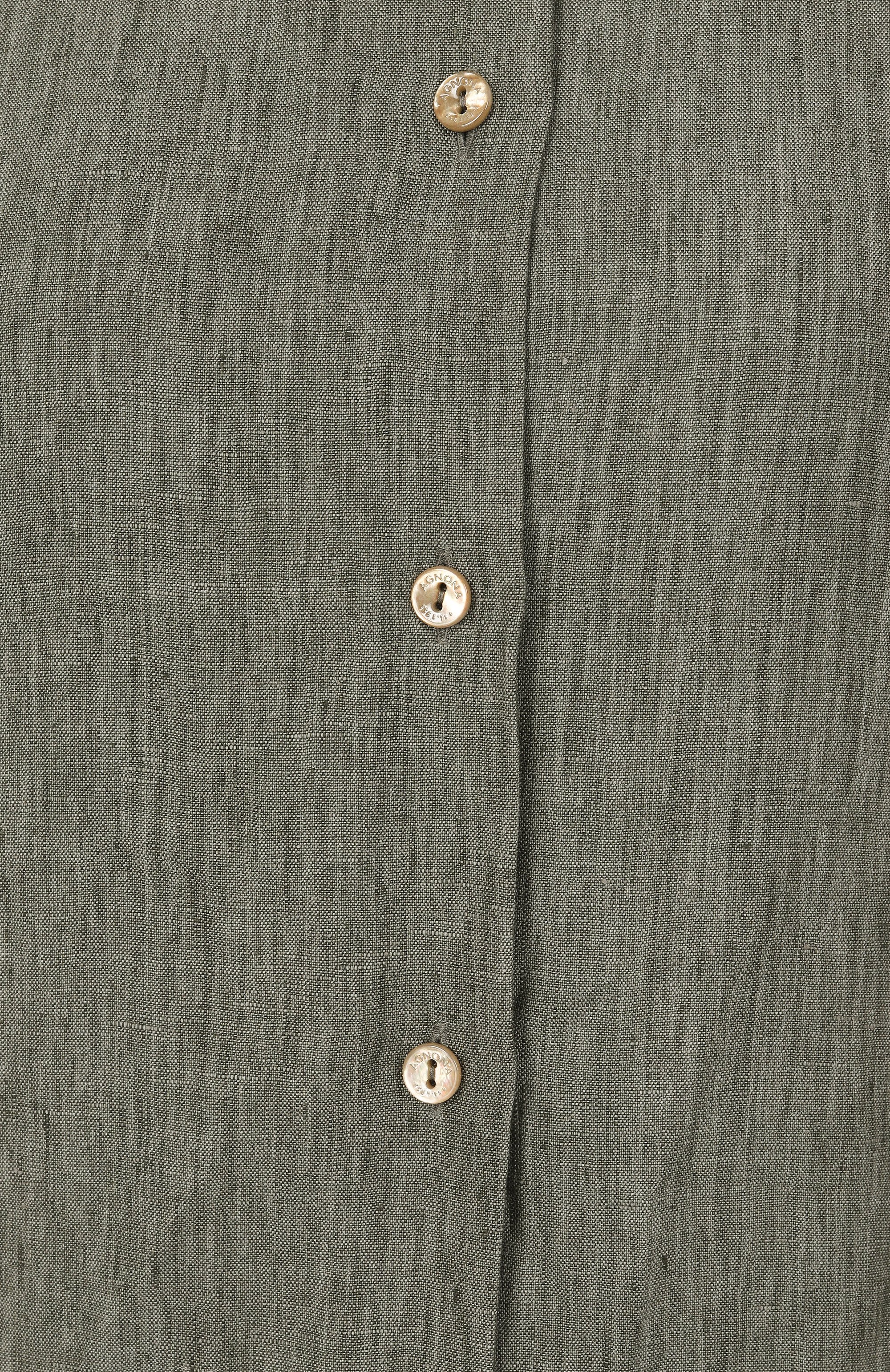 Льняная рубашка AGNONA, арт. TD0901/U3039, фото 6