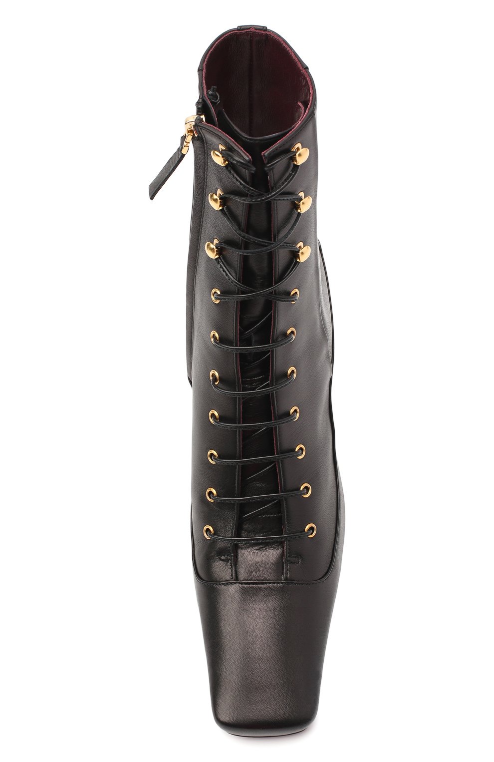 Кожаные ботильоны lace up duck MANU ATELIER, арт. 2019143, фото 5