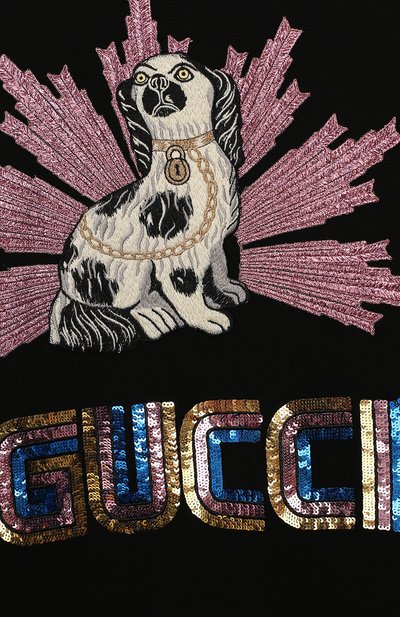 Хлопковый свитшот GUCCI, арт. 543894/XJABM, фото 3