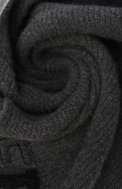 Шерстяной шарф ICEBERG темно-серого цвета по цене 23950 руб., арт. 3001/7077, фото 3 Шерстяной шарф ICEBERG, арт. 3001/7077, фото 3