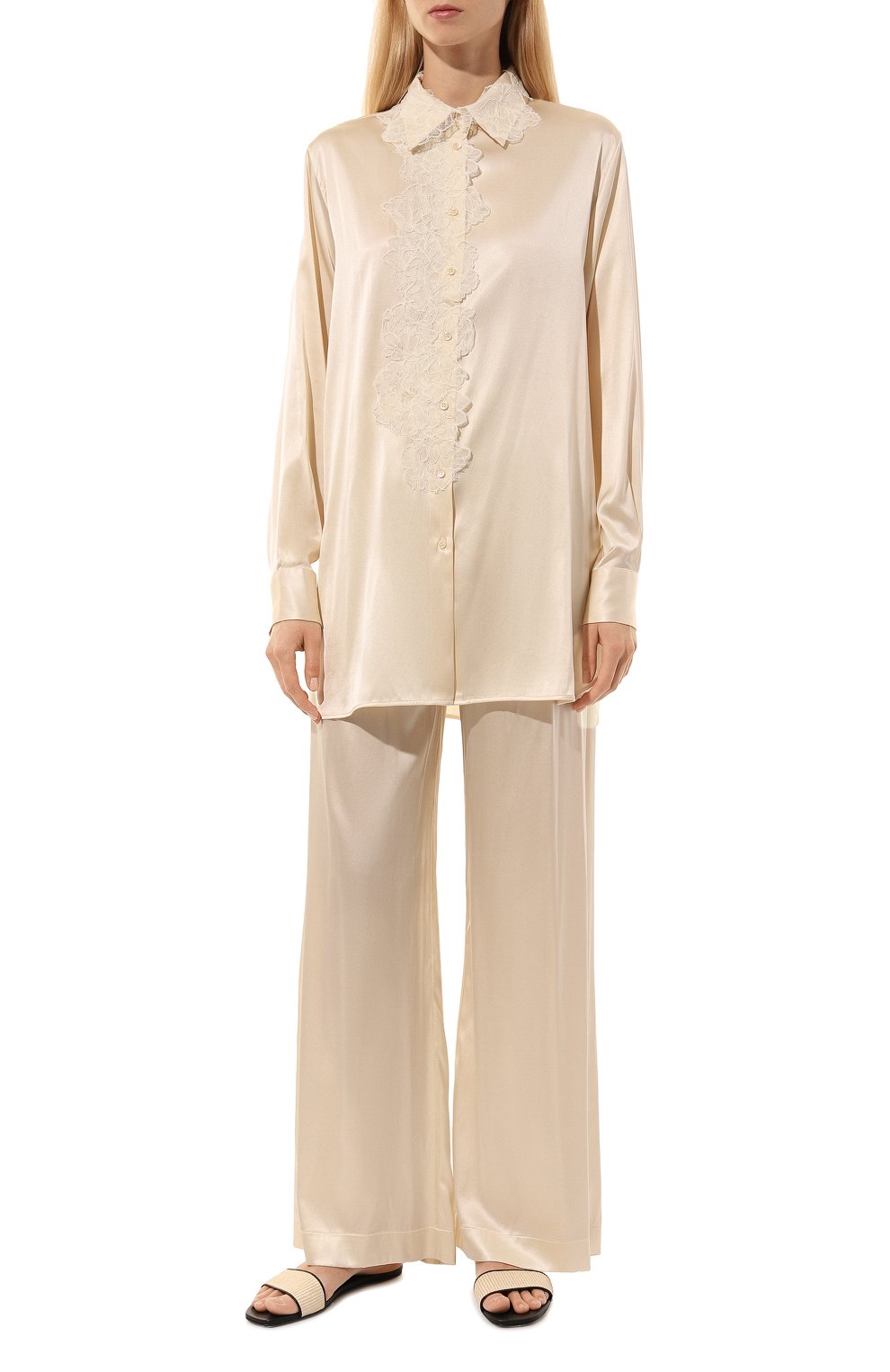 Шелковая блузка ERMANNO SCERVINO, арт. D454K606TBW, фото 2