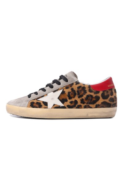 Кожаные кеды super-star GOLDEN GOOSE DELUXE BRAND, арт. GWF00101.F008103, фото 4