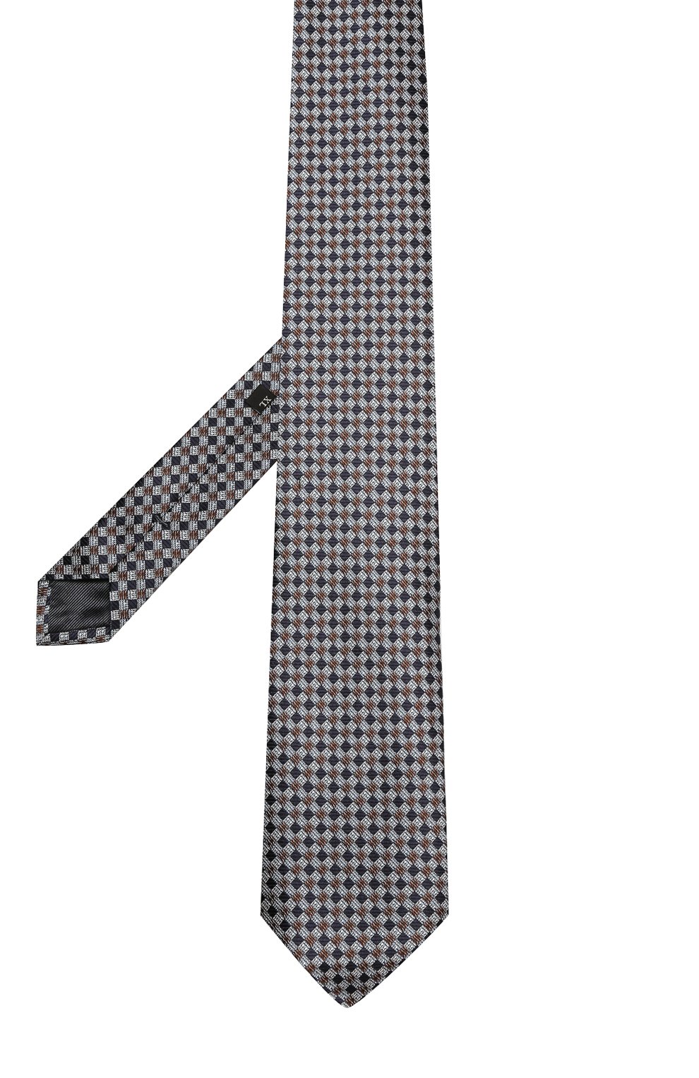 Шелковый галстук с узором ZEGNA, арт. Z9E551XW, фото 2