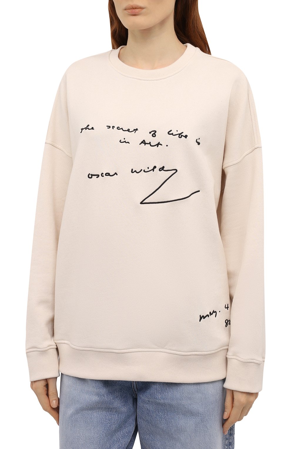 Хлопковый свитшот JW ANDERSON, арт. JW0002 PG0314, фото 3