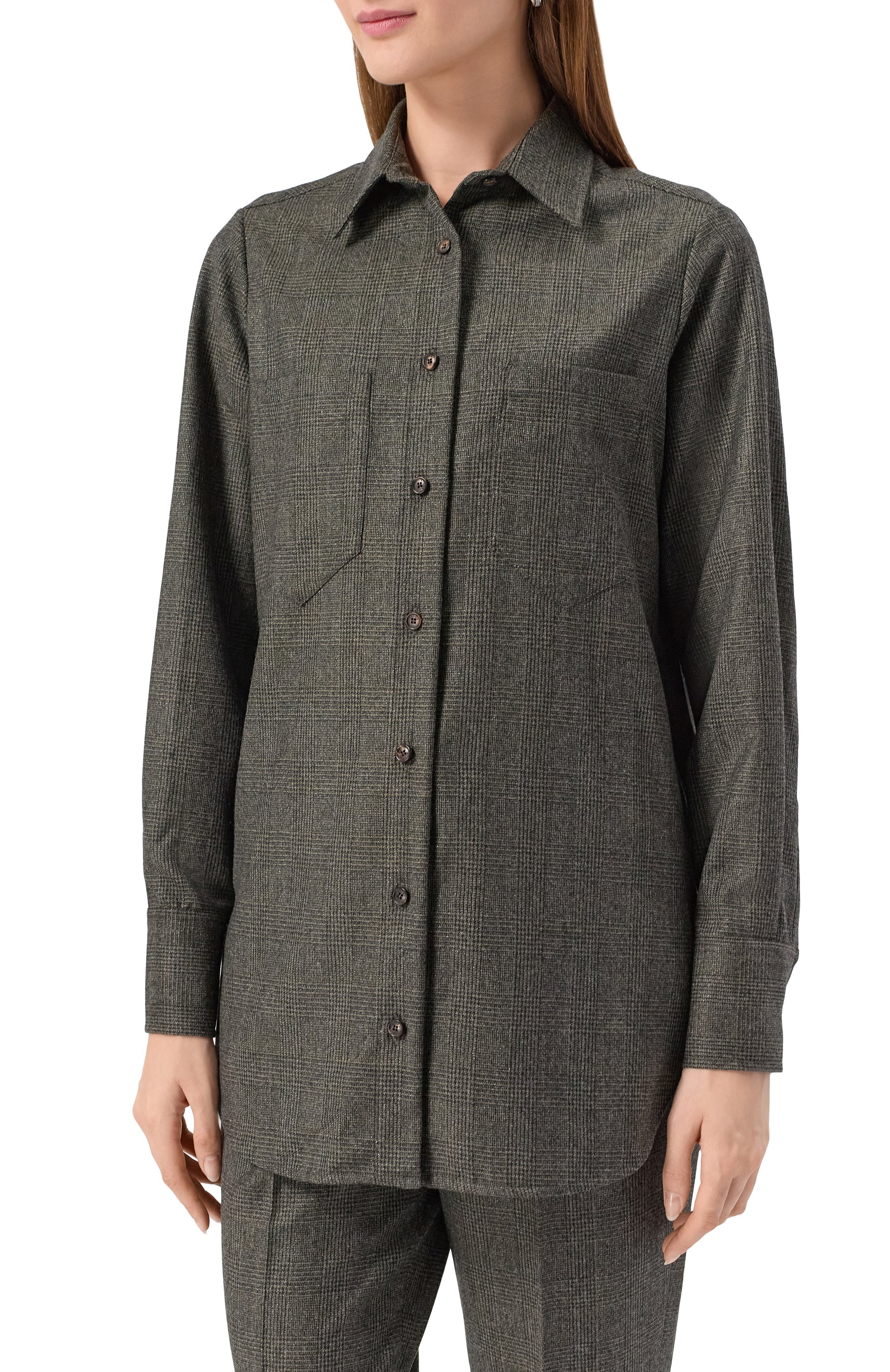 Шерстяная рубашка KITON, арт. D52451K0513G02, фото 3