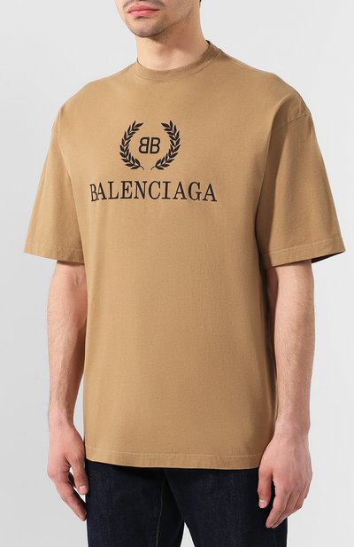 Хлопковая футболка BALENCIAGA, арт. 578139/TEV52, фото 3