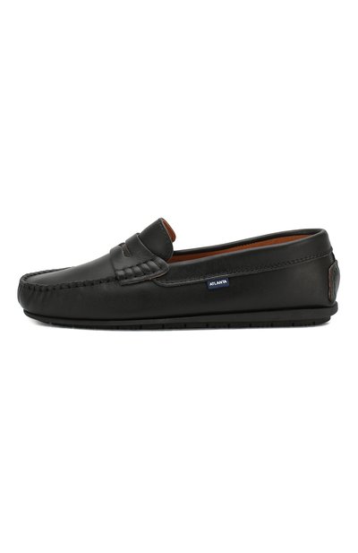 Кожаные мокасины ATLANTA MOCASSIN черного цвета по цене 9950 руб., арт. 9AT1AN032GPSTT/42-47, фото 2 Кожаные мокасины ATLANTA MOCASSIN, арт. 9AT1AN032GPSTT/42-47, фото 2