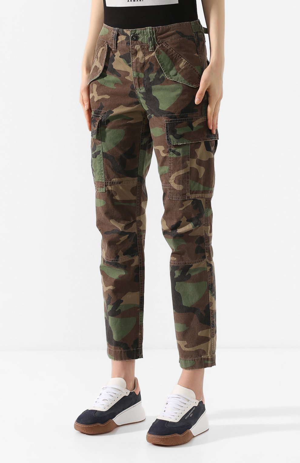 Хлопковые брюки POLO RALPH LAUREN, арт. 211780770, фото 3