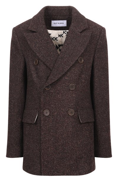 Женский шерстяной жакет DICE KAYEK, арт. FW25V506 MRD BROWN