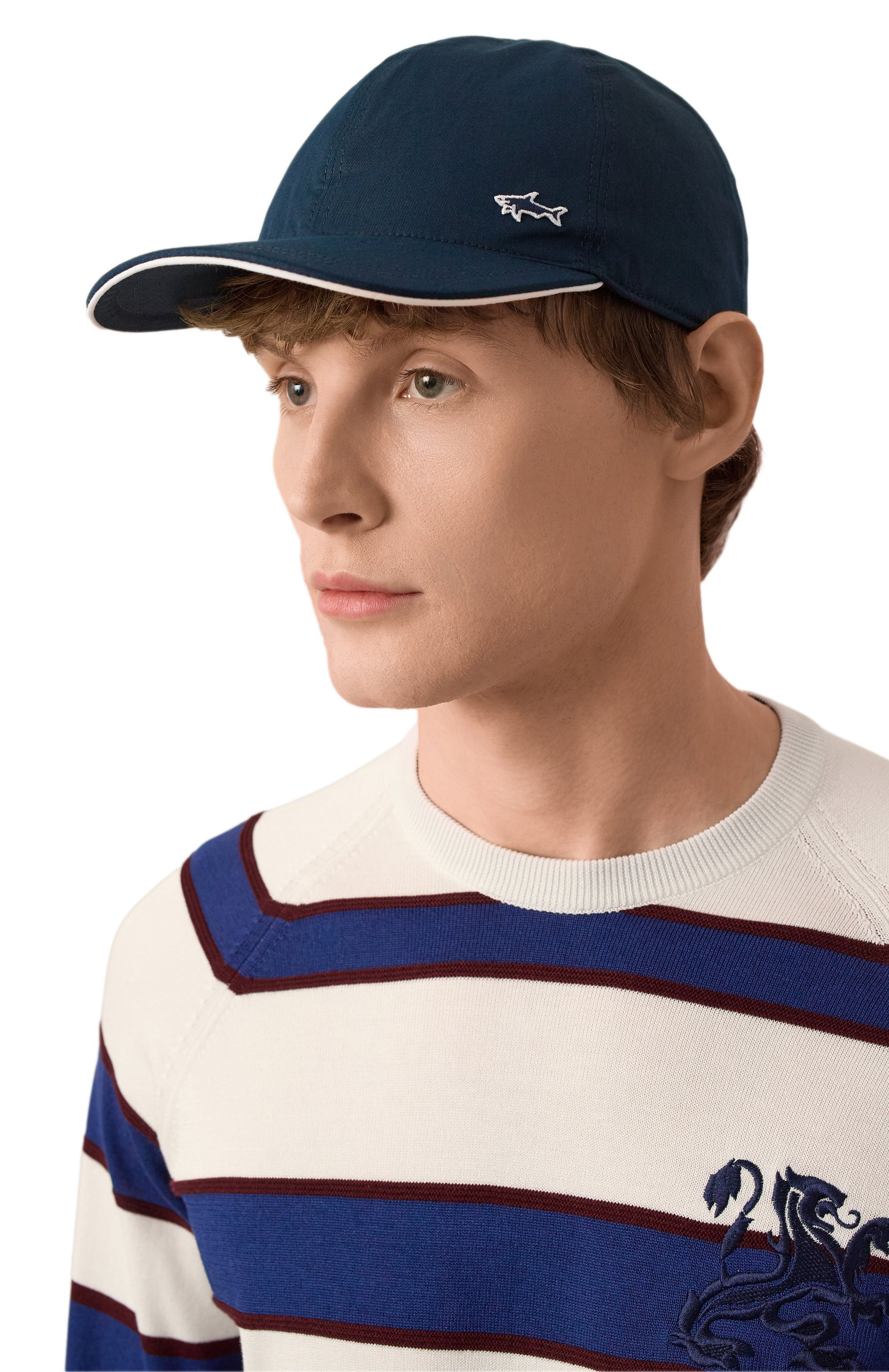 Хлопковая бейсболка PAUL&SHARK, арт. 25417115, фото 2