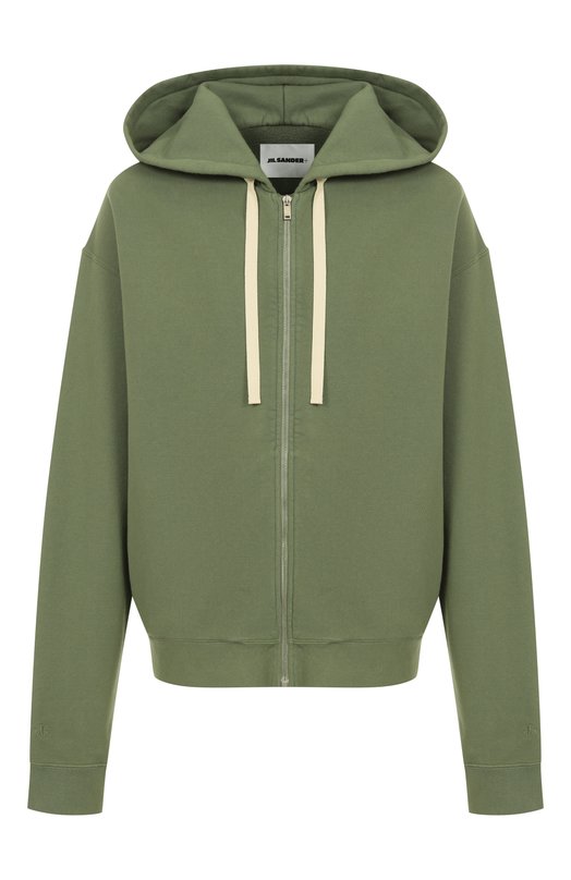 Хлопковый кардиган Jil Sander J47HG0106/J20295 Зелёный J47HG0106/J20295