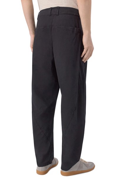 Хлопковые брюки TRANSIT черного цвета по цене 36200 руб., арт. CFUTRCG161, фото 4 Хлопковые брюки TRANSIT, арт. CFUTRCG161, фото 4