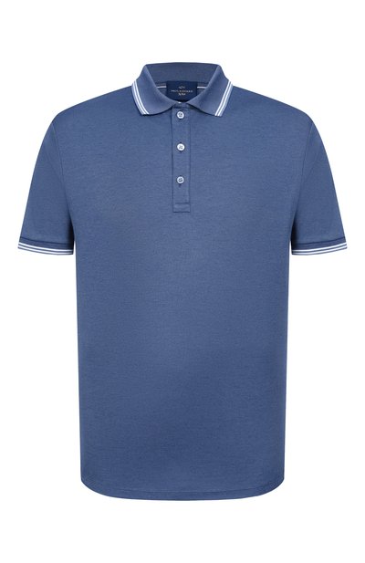 Мужское поло из хлопка и лиоцелла PAUL&SHARK, арт. 26411256_001