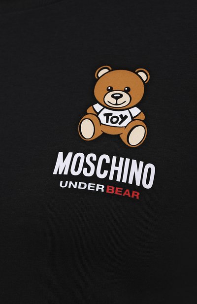 Хлопковая футболка MOSCHINO, арт. A1912/9003, фото 5