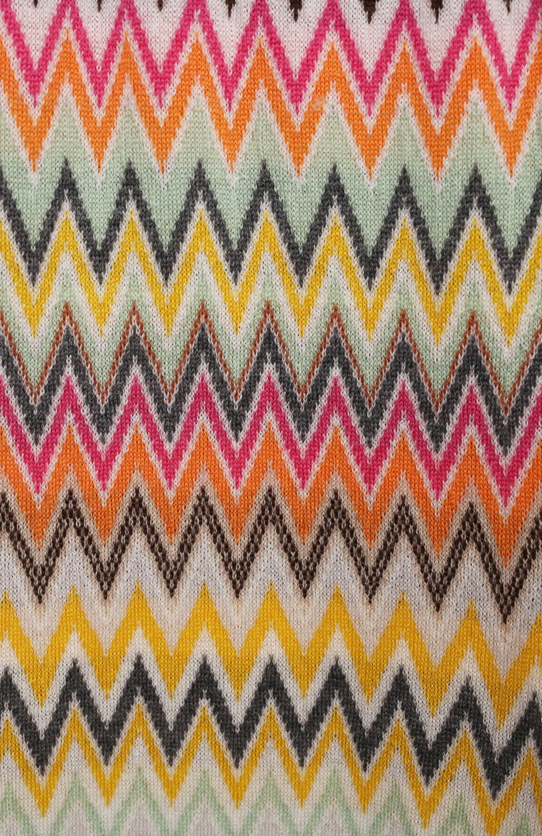 Детские шерстяные брюки MISSONI разноцветного цвета, арт. MV6B10/W0028/12-14 | Фото 3 (Случай: Повседневный; Материал внешний: Шерсть; Нос: Не проставлено; Ростовка одежда: 13 - 15 лет | 158 см, 12 лет | 152 см)