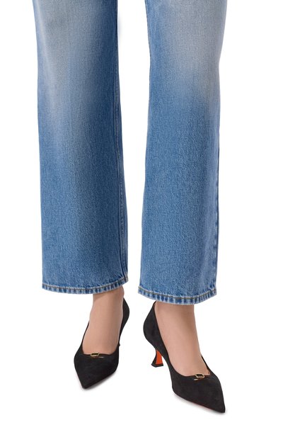 Замшевые туфли SANTONI, арт. WDIG71917HA2NHZW, фото 2