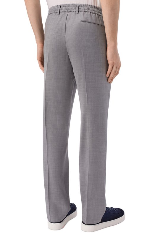 Шерстяные брюки Andrea Campagna SPIAGGIA20/RD1750 Серый  SPIAGGIA20/RD1750 Фото 4