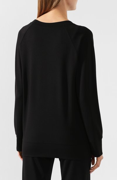 Свитшот TEREKHOV GIRL черного цвета по цене 8250 руб., арт. 2SS015/KSS/5811.900/W20, фото 4 Свитшот TEREKHOV GIRL, арт. 2SS015/KSS/5811.900/W20, фото 4