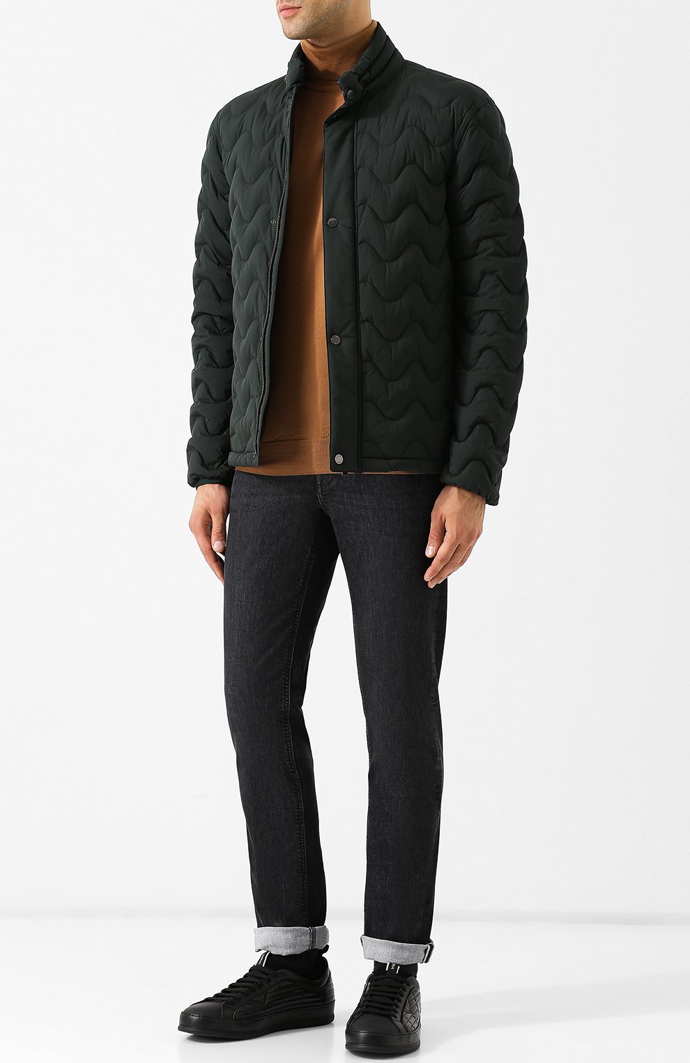 Стеганая куртка на молнии с воротником-стойкой ZEGNA, арт. VR016/ZZ040, фото 2