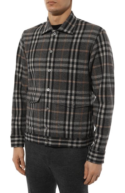 Куртка-рубашка из шерсти и кашемира STEFANO RICCI, арт. MC007099/WC005P, фото 3