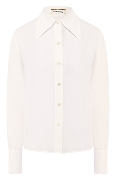 Женская шелковая рубашка SAINT LAURENT, арт. 620779/Y100W