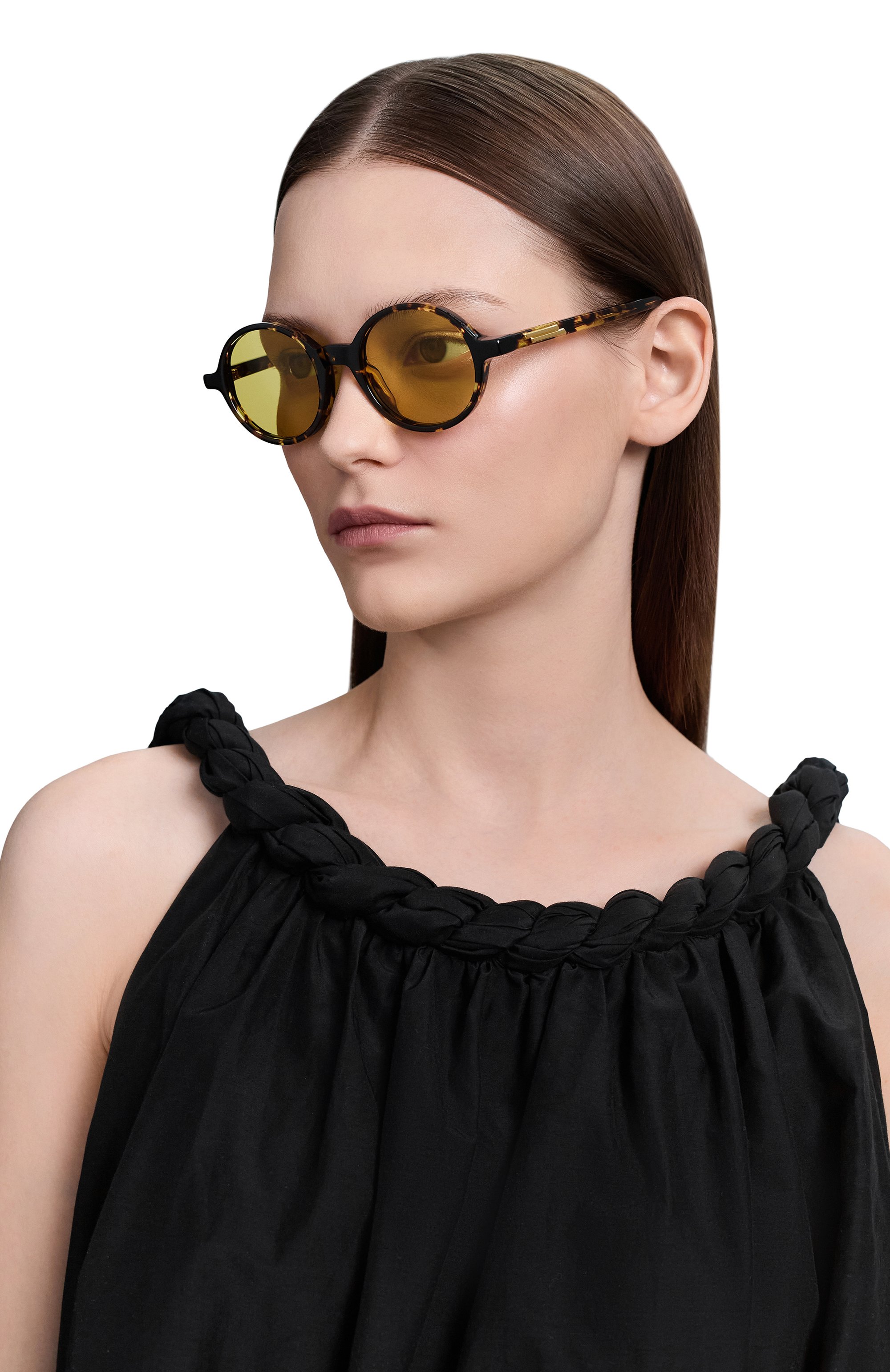 Солнцезащитные очки BOTTEGA VENETA коричневого цвета по цене 55800 руб., арт. BV1430S-002, фото 2 Солнцезащитные очки BOTTEGA VENETA, арт. BV1430S-002, фото 2