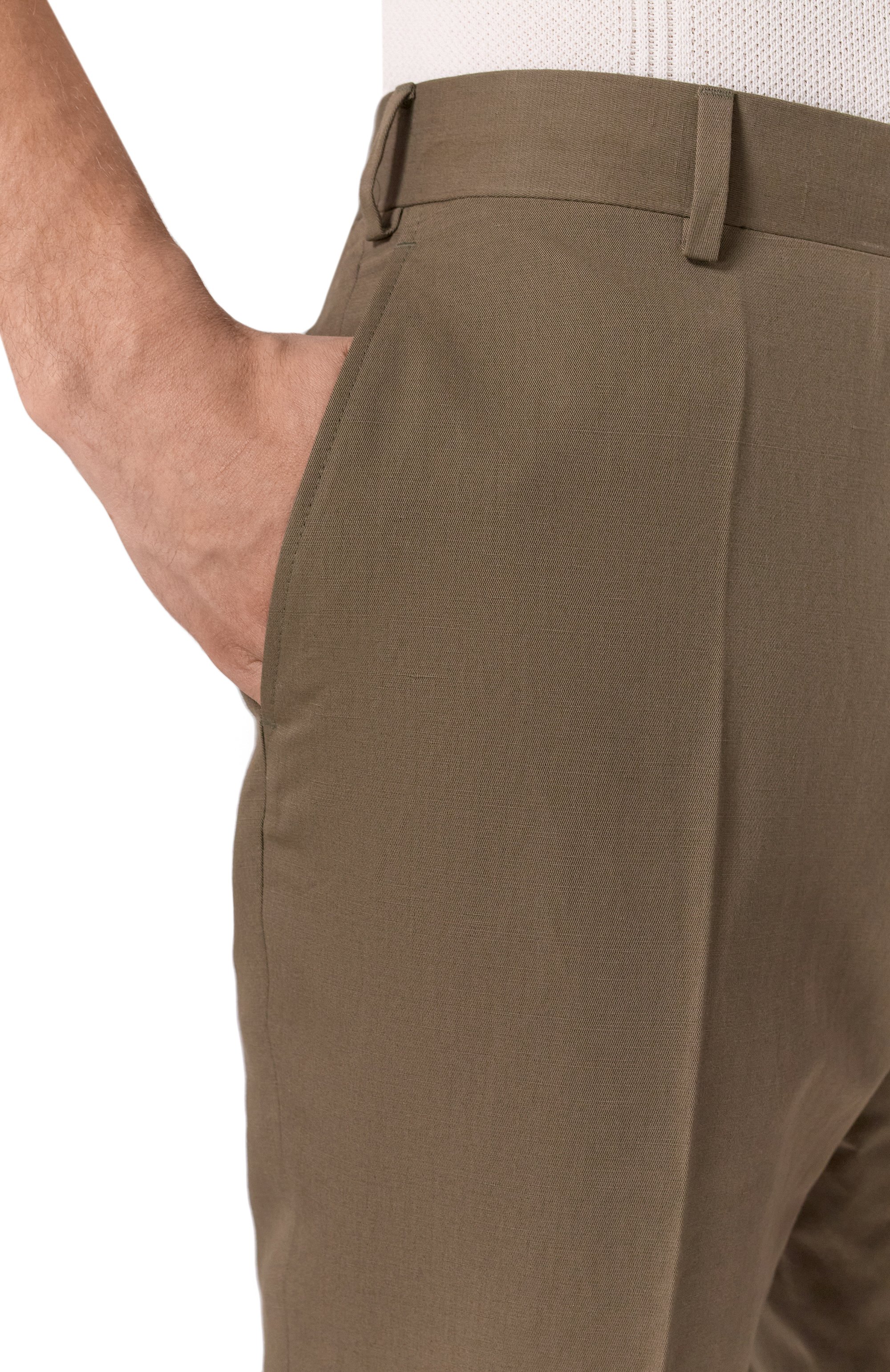 Брюки изо льна и хлопка BRIONI, арт. RPC20L-PA106, фото 5