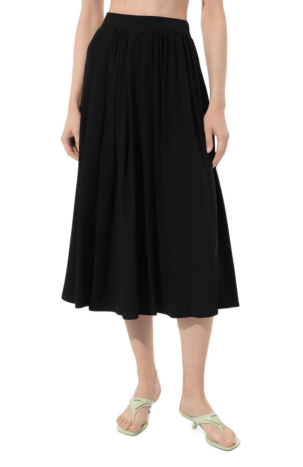 Юбка PRADA черного цвета по цене 135000 руб., арт. P149S-S2Y-F0002-211, фото 3 Юбка PRADA, арт. P149S-S2Y-F0002-211, фото 3