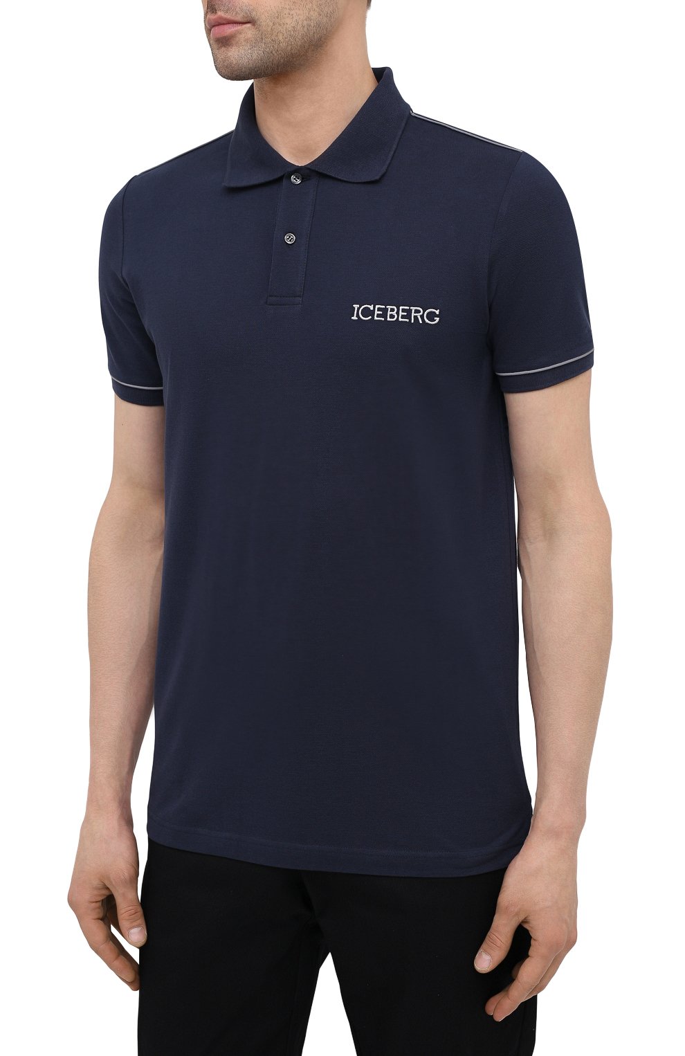 Хлопковое поло ICEBERG, арт. 21E I1P0/F032/6310, фото 3