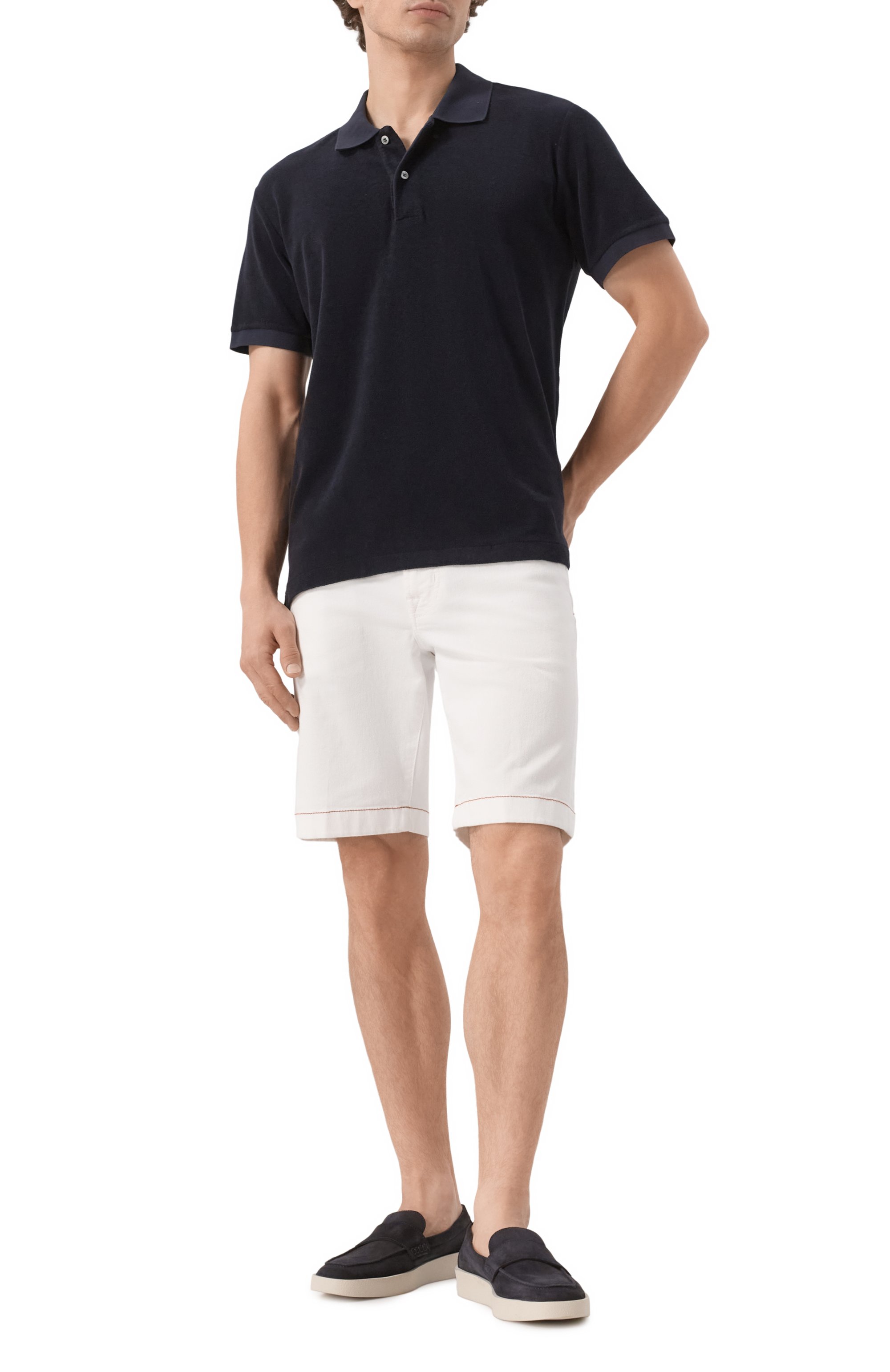 Хлопковое поло JACOB COHEN, арт. 25E P/JUM_80020 001 M4529 TD, фото 2