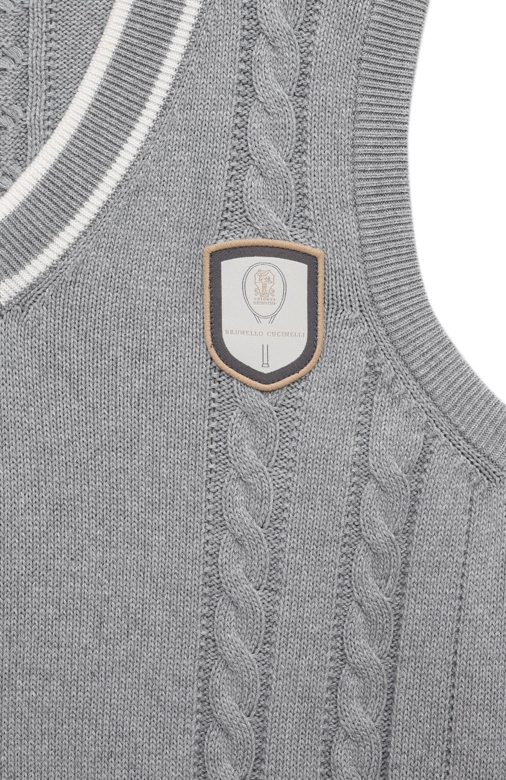 Хлопковый жилет BRUNELLO CUCINELLI, арт. B2873807TB, фото 3