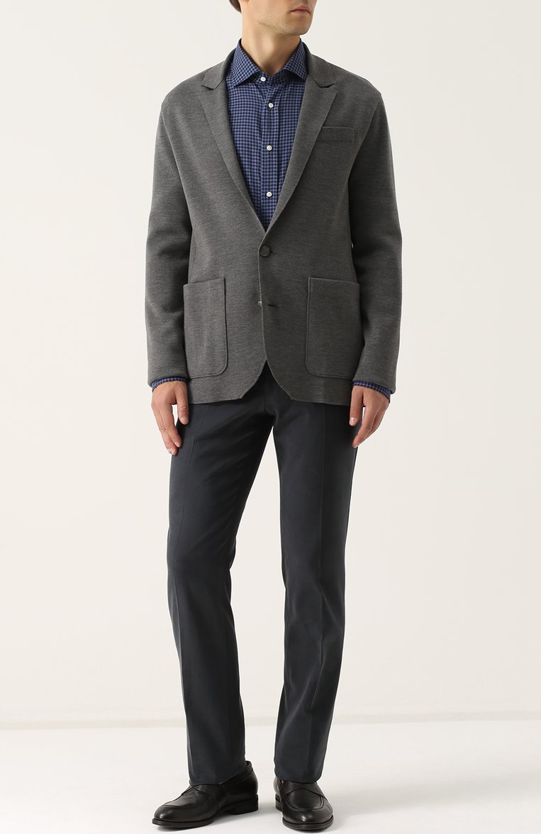Хлопковая рубашка в клетку RALPH LAUREN, арт. 791669109, фото 1