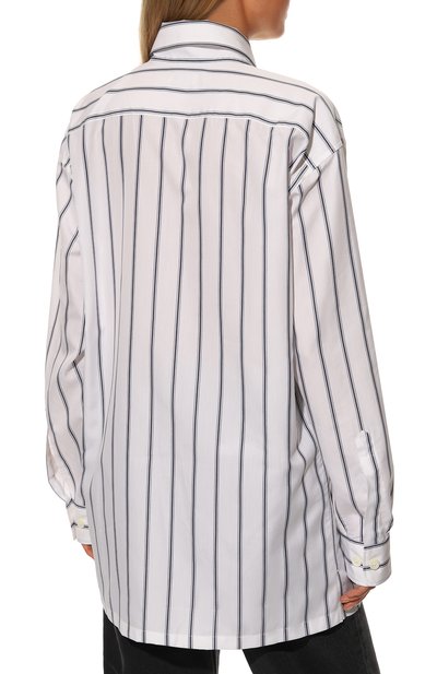 Рубашка DRIES VAN NOTEN белого цвета по цене 59950 руб., арт. 222-030793-5344, фото 4 Рубашка DRIES VAN NOTEN, арт. 222-030793-5344, фото 4