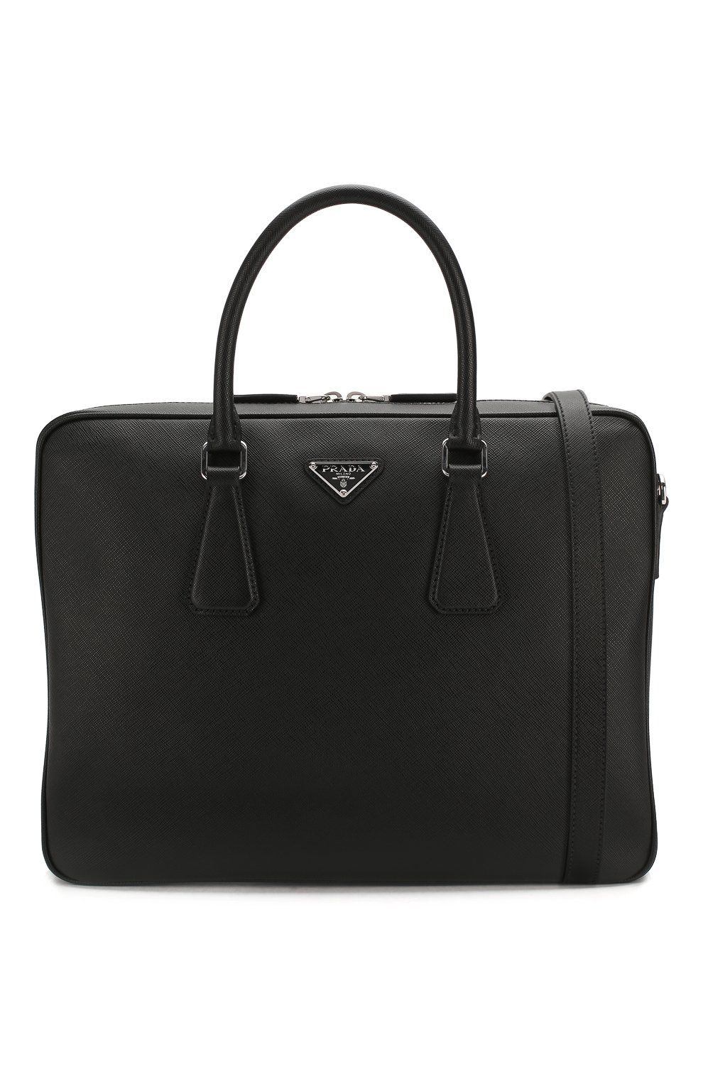 Кожаная сумка для ноутбука PRADA, арт. 2VE011-9Z2-F0002-OOO, фото 6