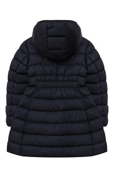 Детская пуховое пальто MONCLER темно-синего цвета, арт. F2-954-1C502-10-54155/4-6A | Фото 2 (Кросс-КТ: Зима; Девочки Кросс-КТ: Пуховик-верхняя одежда; Рукава: Длинные; Материал внешний: Синтетический материал; Региональные ограничения белый список (Axapta Mercury): RU; Материал сплава: Проставлено; Материал п�одклада: Синтетический материал; Драгоценные камни: Проставлено; Материал утеплителя: Пух и перо; Ростовка одежда: 4 года | 104 см, 6 лет | 116 см)