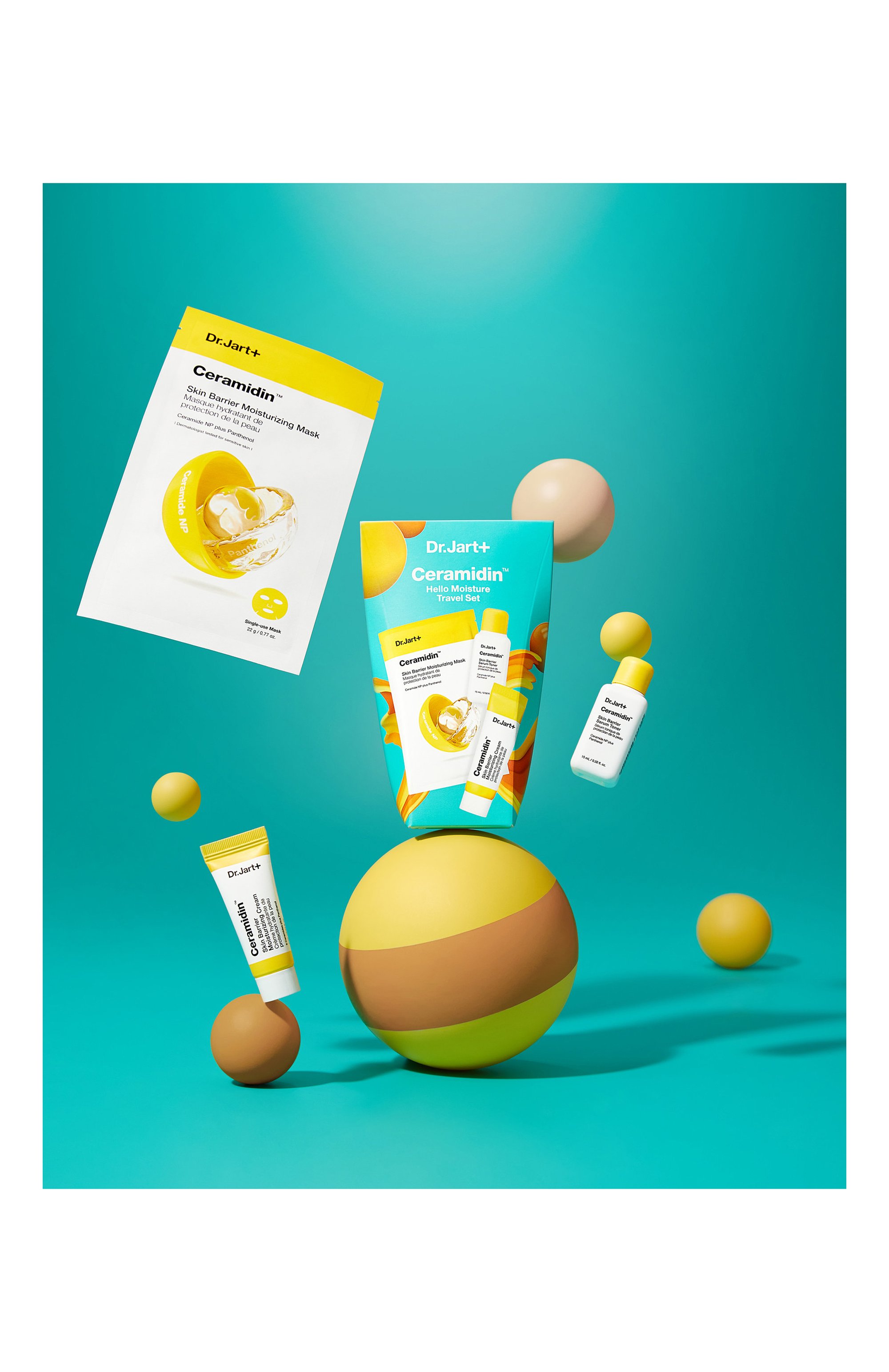 Набор увлажняющих средств для лица ceramidin hello moisture DR.JART+ бесцветного цвета по цене 1950 руб., арт. 1210001219236, фото 2 Набор увлажняющих средств для лица ceramidin hello moisture DR.JART+, арт. 1210001219236, фото 2