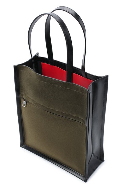 Замшевая сумка-шопер ALEXANDER MCQUEEN хаки цвета по цене 149500 руб., арт. 625508/2E01Y, фото 4 Замшевая сумка-шопер ALEXANDER MCQUEEN, арт. 625508/2E01Y, фото 4