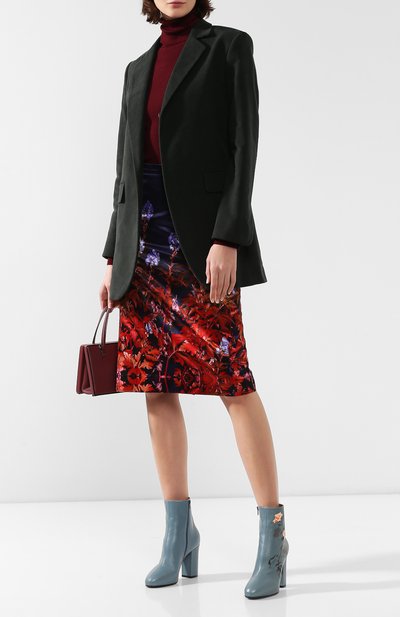 Кожаные ботильоны DRIES VAN NOTEN, арт. WW26/764/H80/QU372, фото 2