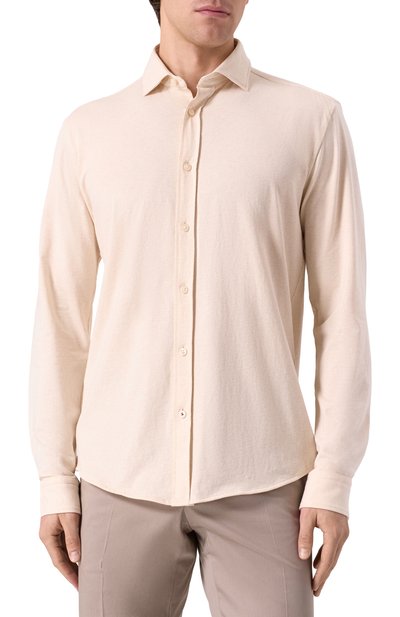 Хлопковая рубашка BOSS, арт. 50533879, фото 3