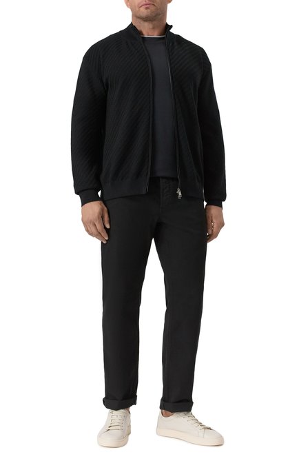Мужская футболка из шелка и хлопка BRUNELLO CUCINELLI, арт. MH8367427W