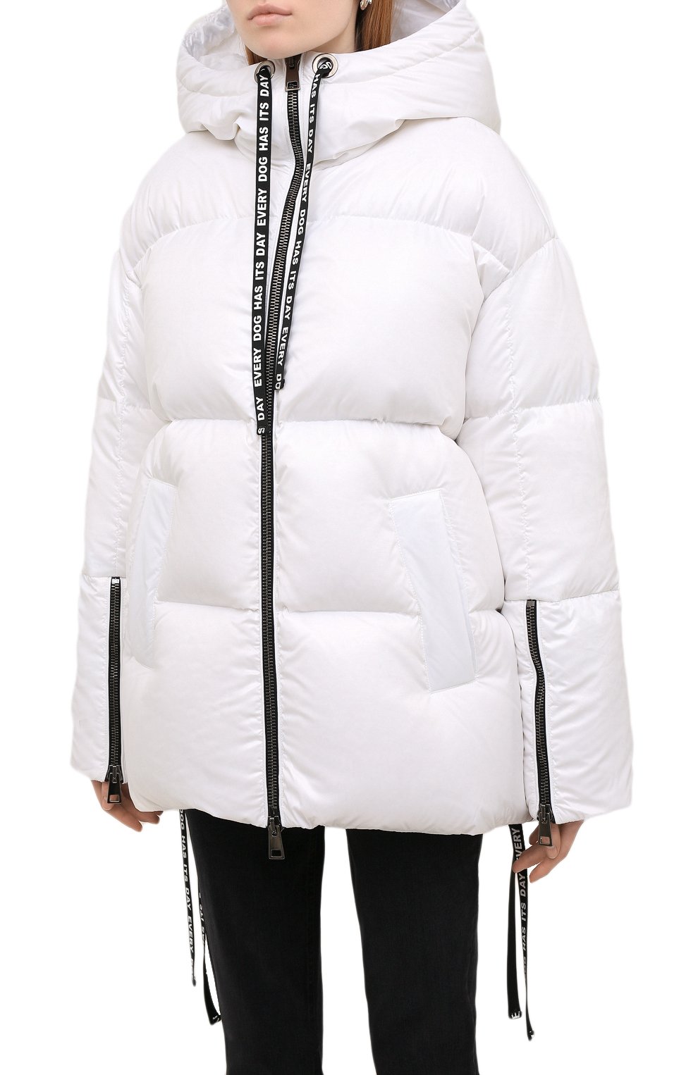 Пуховик JOG DOG белого цвета по цене 96600 руб., арт. 112110.WHT, фото 3 Пуховик JOG DOG, арт. 112110.WHT, фото 3