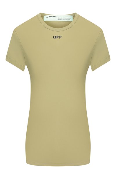 Женская футболка из вискозы OFF-WHITE, арт. 0WAA062S19B780494110