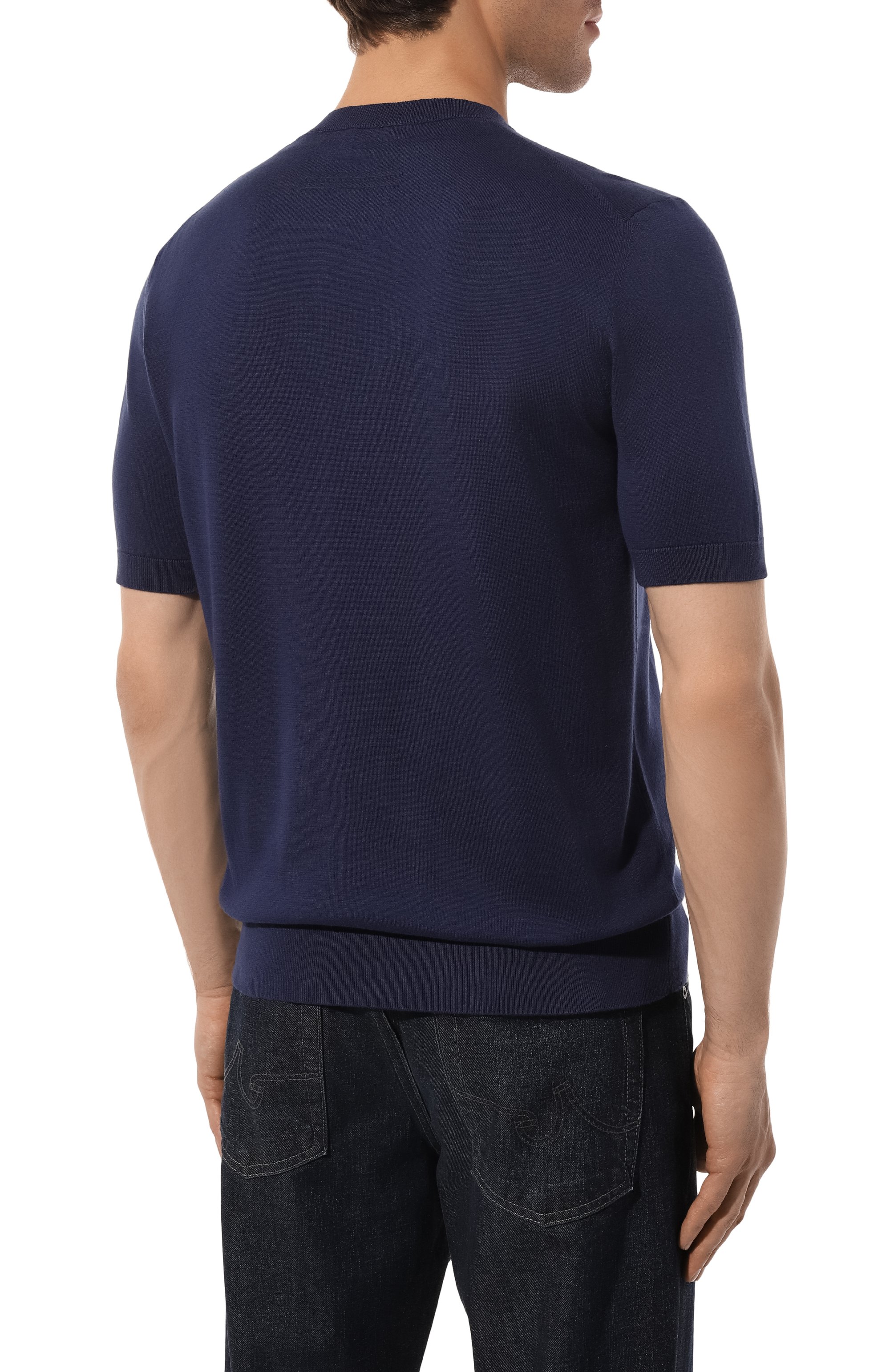 Хлопковый джемпер ZEGNA, арт. E8C90A7/C10, фото 4