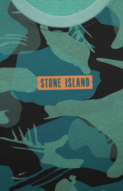 Хлопковая футболка STONE ISLAND, арт. 215/19/10-12, фото 3