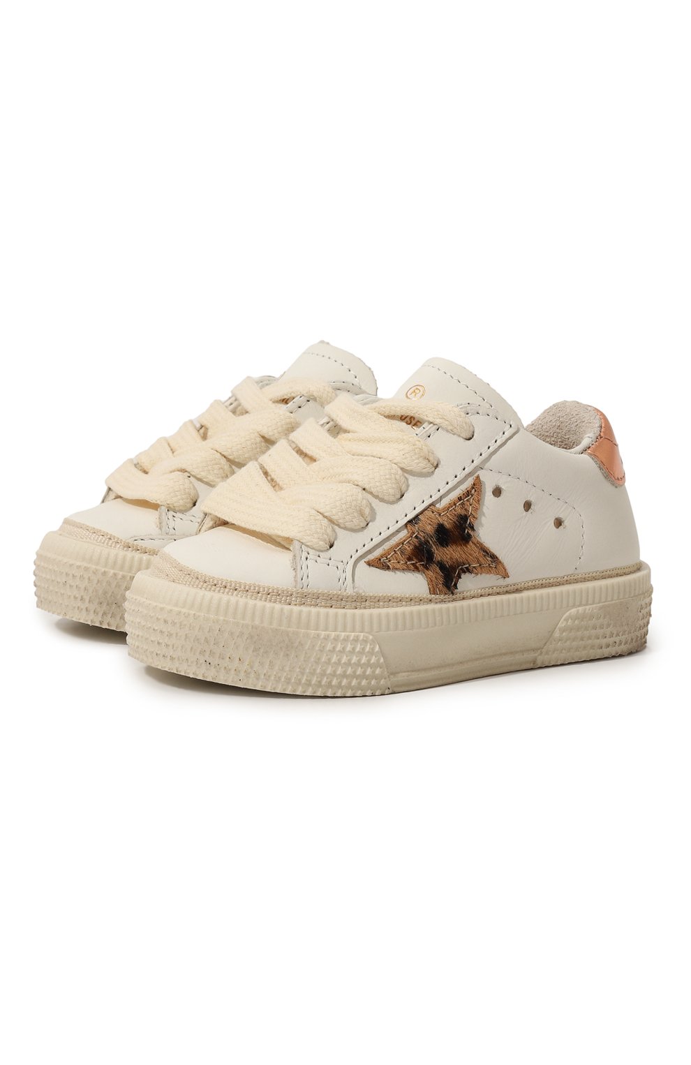 Кожаные кеды may GOLDEN GOOSE DELUXE BRAND, арт. GJF00112.F003303, фото 1