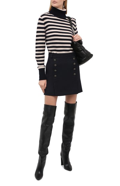 Шерстяная юбка SAINT LAURENT, арт. 625253/Y221W, фото 2